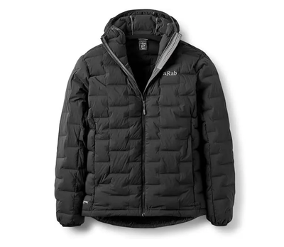 Куртка чоловіча зимова Rab Cubit Stretch Down Hoody, Black, M (RB QDB-89-BLK-MED)