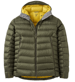 Куртка чоловіча зимова Rab Electron Pro Hoody, Army, S (RB QDB-81-ARM-SML)