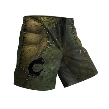 Шорты (Fight Shorts) Franken Pump мужские для занятий спортом (MMA кикбоксинг тайский бокс борьба спорзал бег) - М
