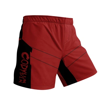Шорты (Fight Shorts) Red Pressure мужские для занятий спортом (MMA кикбоксинг тайский бокс борьба спорзал бег) - М