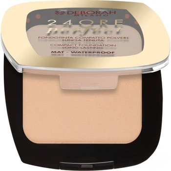 Пудра для лица Deborah 24Ore Perfect Compact Foundation Mat Waterproof 01G - Light Beige (8009518377293)