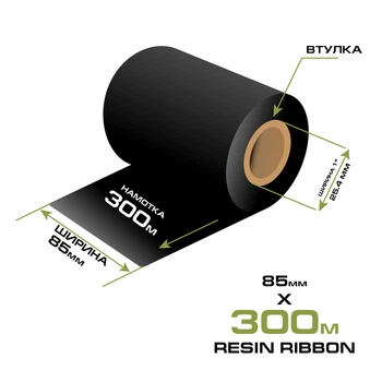 Риббон Resin 85мм/300м