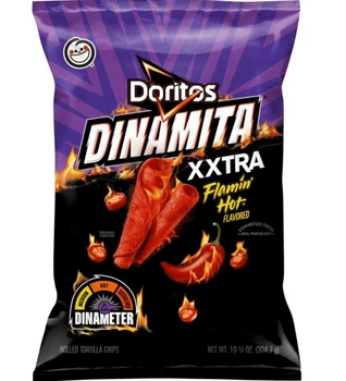Чипсы Doritos Dinamita XXTRA Flamin' Hot Tortilla Chips 304.7г