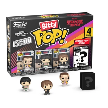 Набір ігрових фігурок Funko Bitty POP! - Одинадцять (4 фігурки в асортименті) 2,5 см (8930007546497)