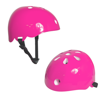 Детский защитный шлем Round Sport (51-55 см). Розовый