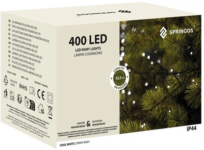 Lampki choinkowe Springos 400 LED 32 m (5907719421995)