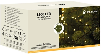 Lampki choinkowe Springos 1500 LED 120 m (5907719422077)