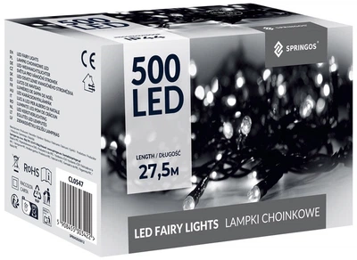 Lampki choinkowe Springos 500 LED 25 m (5908455303422)