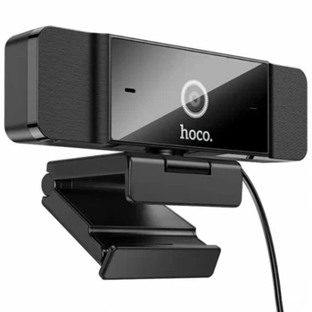 Веб-камера для компьютера HOCO D100 1.5м, USB, 1080P Черный (133860)