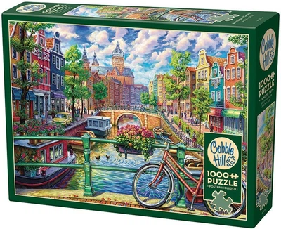 Puzzle Cobble Hill Amsterdam Niderlandy 1000 elementów 112629 (625012400763)