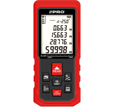Лазерный дальномер PRO DL-60X 60 м, 2 шт