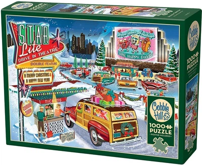 Puzzle Cobble Hill Kino samochodowe 1000 elementów 113070 (625012402934)