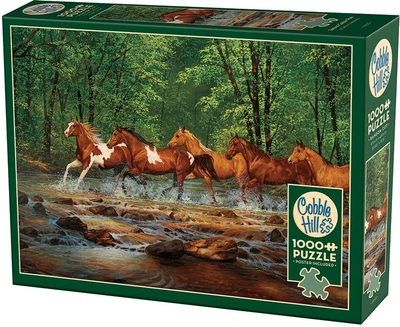 Puzzle Cobble Hill Wiosenny Bieg nad Potokiem 1000 elementów 113538 (625012403221)