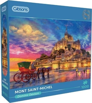 Puzzle Gibsons Games Mont Saint-Michel Francja 1000 elementów 113725 (5012269064087)