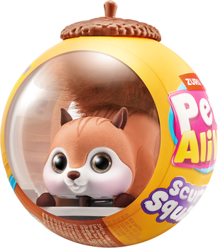 Интерактивная игрушка Pets & Robo Alive S1 Белочка Коричневая (9565E)
