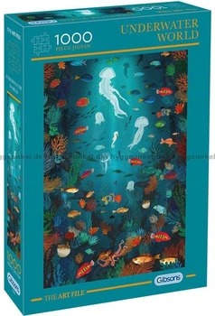 Puzzle Gibsons Games Podwodny Świat 1000 elementów 113706 (5012269072136)