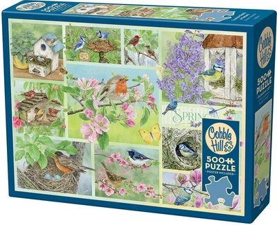 Пазл Cobble Hill Весняні птахи 500 елементів 113074 (625012451017)