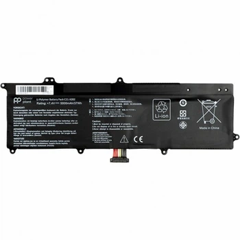 Аккумулятор для ноутбука Asus VivoBook S200E Series (C21-X202) 7.4V 5000mAh PowerPlant (NB430888) PowerPlant NB430888 908769