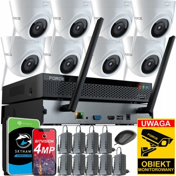 Комплект мониторинга Force Wifi 8x IP-камера 4 мпх IP67