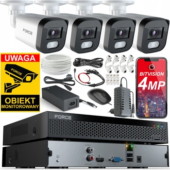 Комплект наблюдения Force NVR-V-3008H1 с телефонным приложением