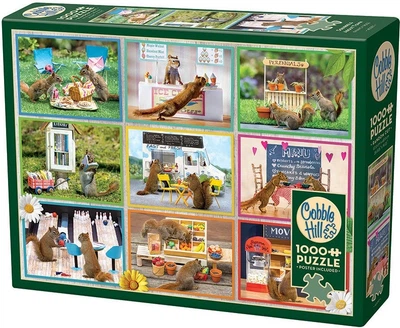 Пазл Cobble Hill Білки у великому місті 1000 елементів 113078 (625012402972)