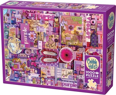 Puzzle Cobble Hill Pomaluj mój świat na kolor fioletowy 1000 elementów (625012400619)