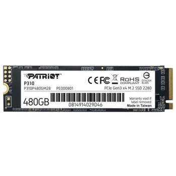 Накопитель SSD M.2 2280 480GB Patriot (P310P480GM28) Patriot P310P480GM28 1093910