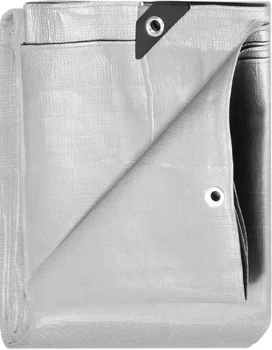 Plandeka Springos  5 x 4 m 130 g/m2 Szara (GA2184)