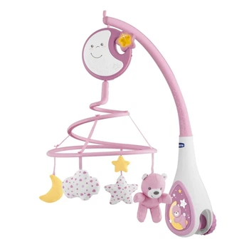 Музичний мобіль-карусель Chicco 3в1 Next2Dreams, рожевий