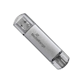USB флеш накопитель Mediarange 128GB Silver USB 3.0 / Type-C (MR938) MediaRange MR938 912306