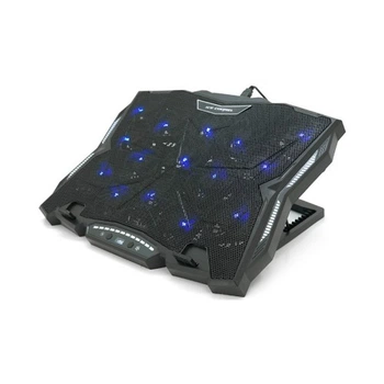 Підставка до ноутбука IceCoorel 10-17", 15*60mm 2500 RPM, TYPE-C+USB, 400x305x39mm, Black (K12) IceCoorel K12 908497