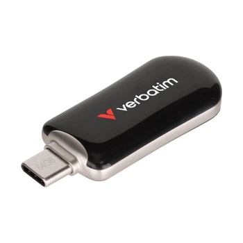 USB флеш накопичувач Verbatim 128GB Plectra Black USB-C (30225) Verbatim 30225 912925