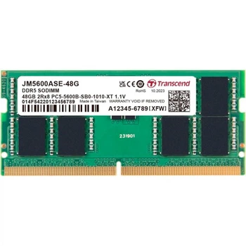 Модуль памяти для ноутбука SoDIMM DDR5 48GB 5600 MHz Transcend (JM5600ASE-48G) Transcend JM5600ASE-48G 911331