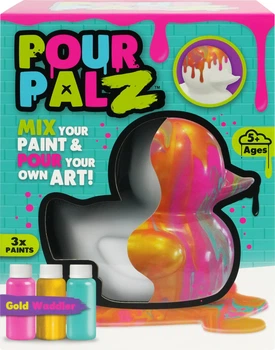 Набір для творчості Toymonster Pour Palz Флюїд Арт Каченя Золота феєрія (GS-G26261B)