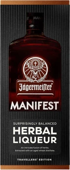 Лікер Jägermeister Manifest 1 л 38% у подарунковій упаковці (4067700033185_4067700017796)