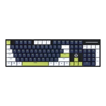 Игровая клавиатура с RGB подсветкой Fantech ATOM104S MK878S Mori Blue Switch технология Anti-Ghosting для 25 клавиш, разъём Type–C USB кабель 1.5м Blue