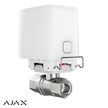 Ajax WaterStop 1/2" DN15 Jeweller Беспроводной кран с дистанционным управлением | белый (52271.146.WH1)