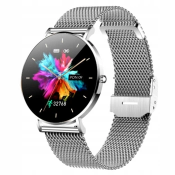 Смарт-часы LEMFO T8 Silver AMOLED дисплей, пульсоксиметр, тонометр