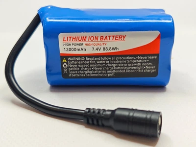 Аккумулятор для прикормочного кораблика Flytec. Li-ion 7.4V 12000 ma/h