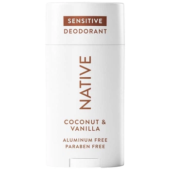 Дезодорант без алюмінію для чутливої ​​шкіри Native Coconut & Vanilla 75 г
