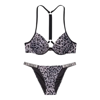 Купальник зі стразами Victoria's Secret Shine Straps Swimsuit 34DDD/L