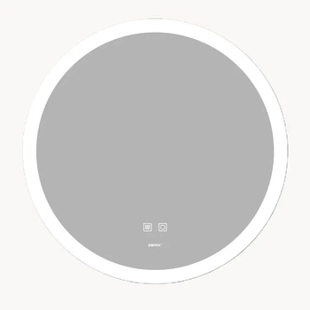 Зеркало ZERIX LED Touch 6000K 80 см Белое без обрамления с регулятором яркости (616156)