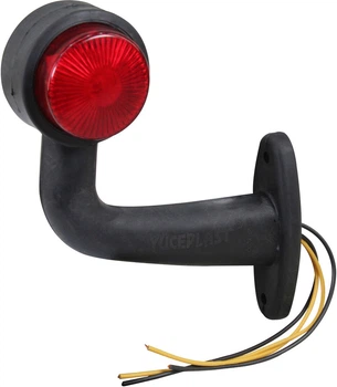 Ліхтар габаритний ріжок (Yuceplast) LED 12-24V вигнутий середній лівий YP-145L