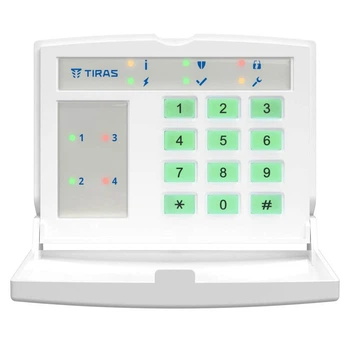Клавіатура Tiras K-LED4 на 4 індикатори зон (21-00022)