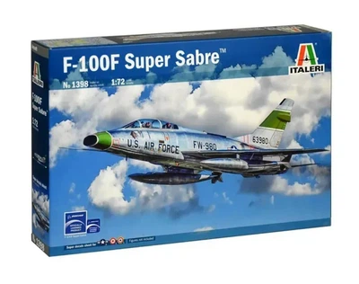 Збірна модель 1:72 літак F-100F Super Sabre Italeri 1398