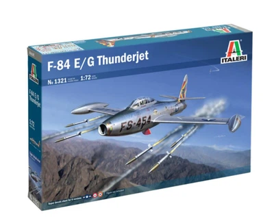 Збірна модель 1:72 літак F-84 G Thunderjet Italeri 1321