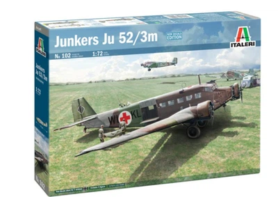 Збірна модель 1:72 літак Junker Ju-52/3m Italeri 0102