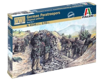 Збірна модель 1:72 німецькі десантники (тропічна форма) Друга Світова війна Italeri 6134