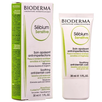 Крем для обличчя Bioderma Sebium Sensitive для схильної до акне шкіри 30мл
