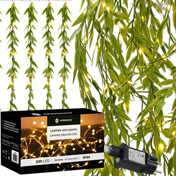 Световая фигура Springos Штора 200 LED 2.85 м (5907719465302)